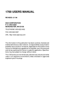 Thumbnail of document Manual - H1700 Series Digital I/O Boards